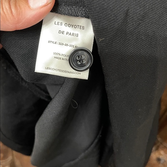 Les Coyotes de Paris Black Bow Dress Girls/Teen Size 18 ~ US Women XS/S - Picture 7 of 7